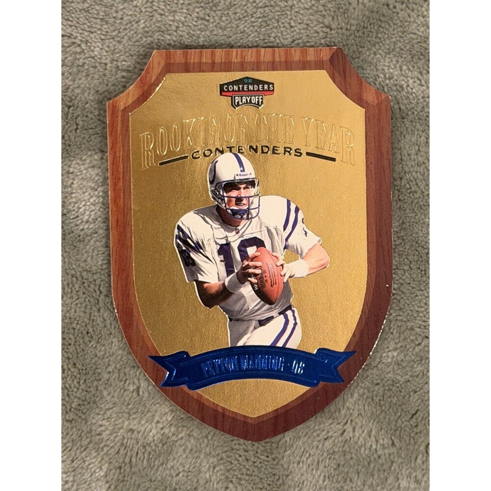 1998 Playoff Contenders - Rookie of the Year Contenders Peyton Manning #4 (RC)